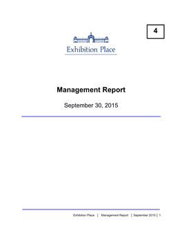 Management Report
