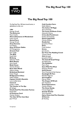 The Big Read Top 100