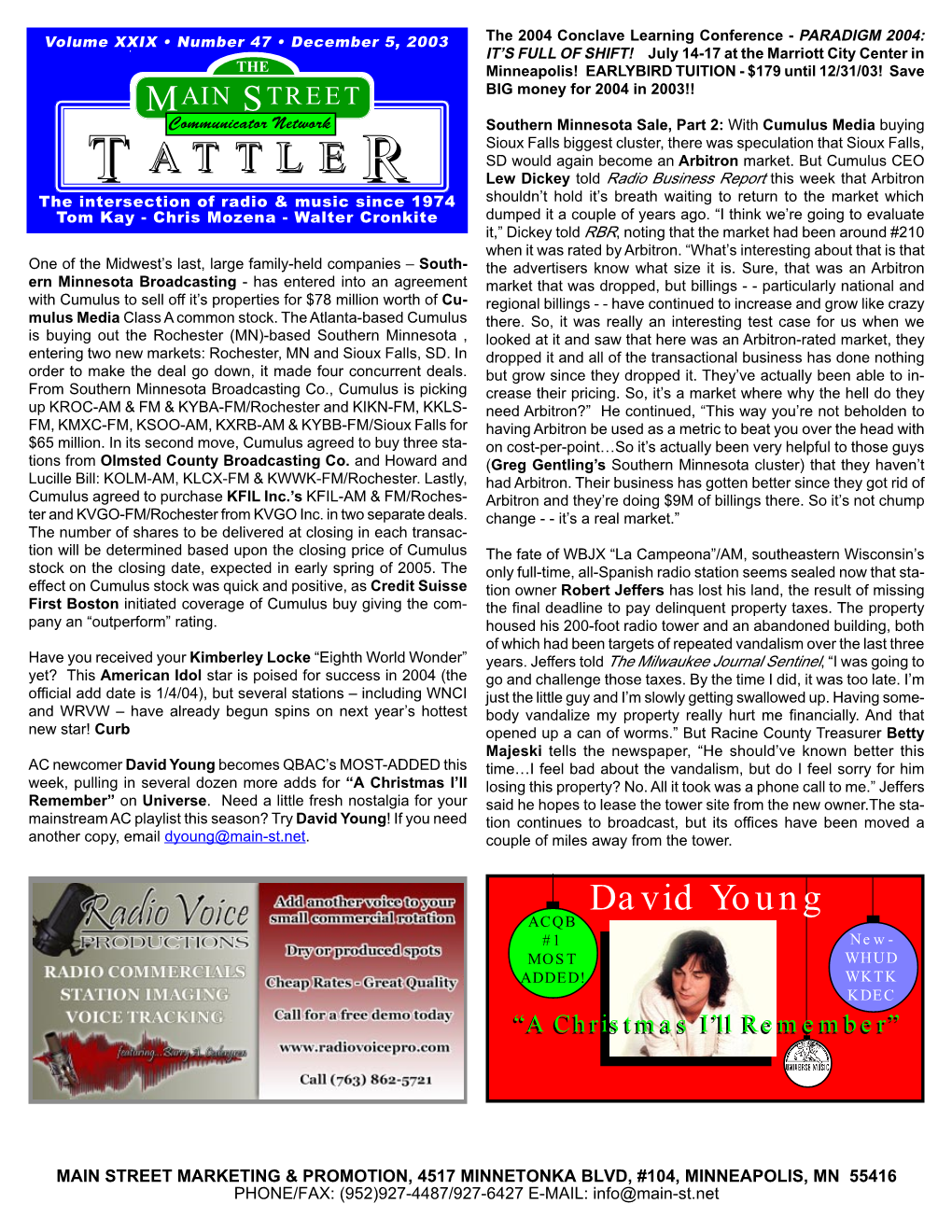 Tattler for Pdf 11/1