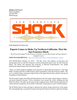 Meet the San Francisco Shock