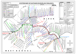 System Map of Katihar Division