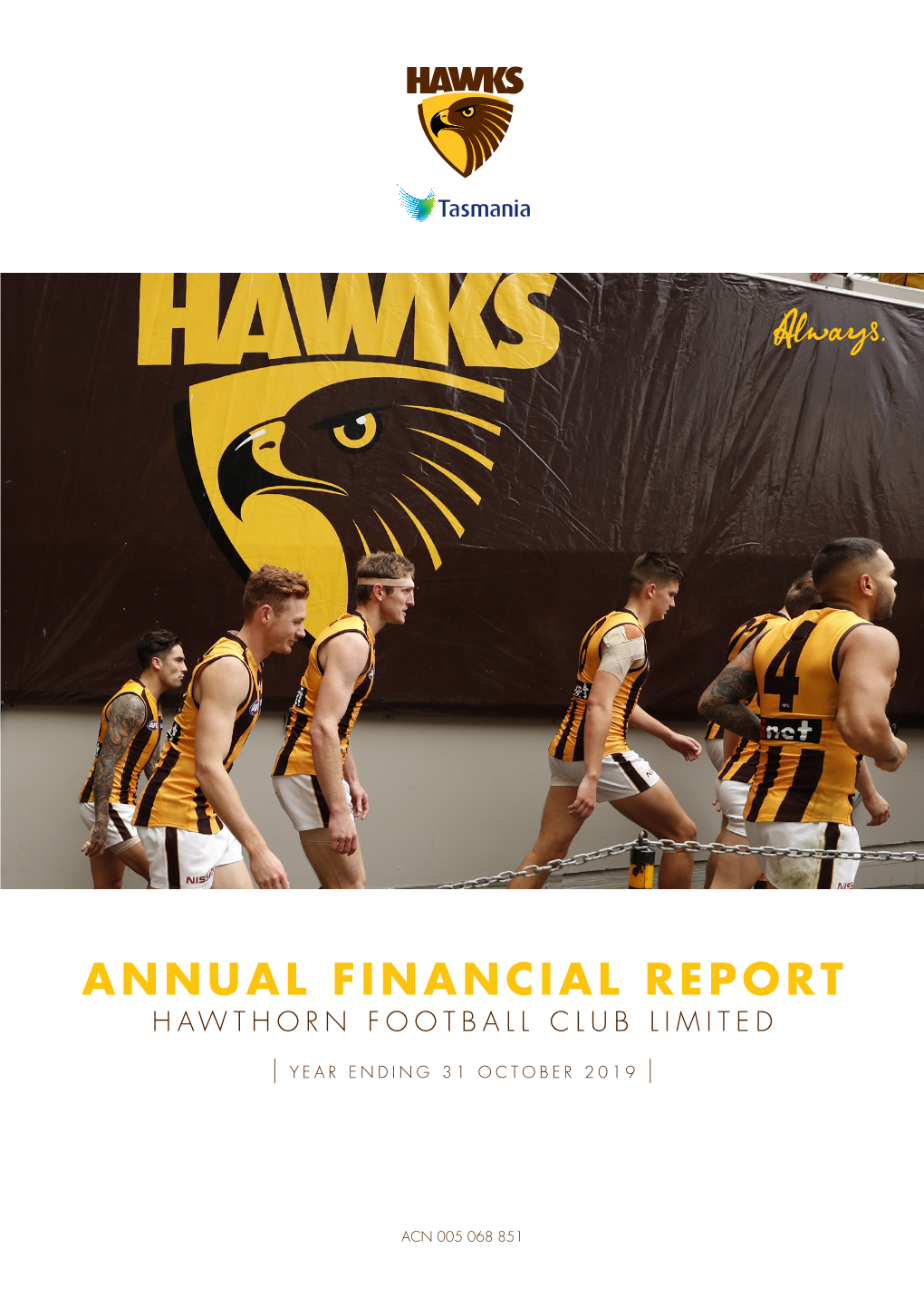 Annual Financial Report Hawthorn Football Club Limited