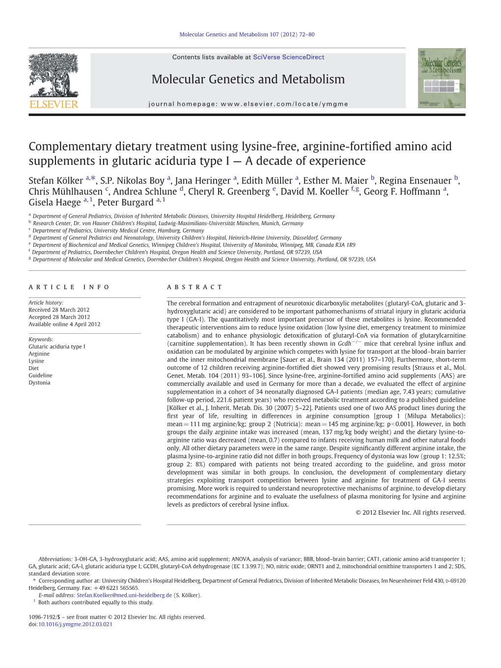 Complementary Dietary Treatment Using Lysine-Free, Arginine-Fortified