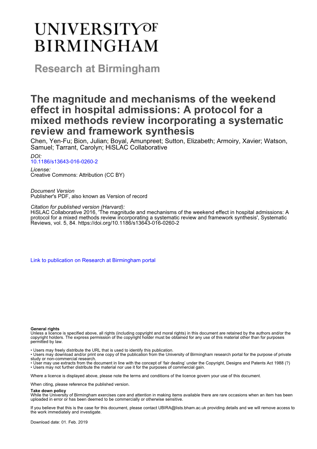 The Magnitude and Mechanisms of the Weekend Effect In