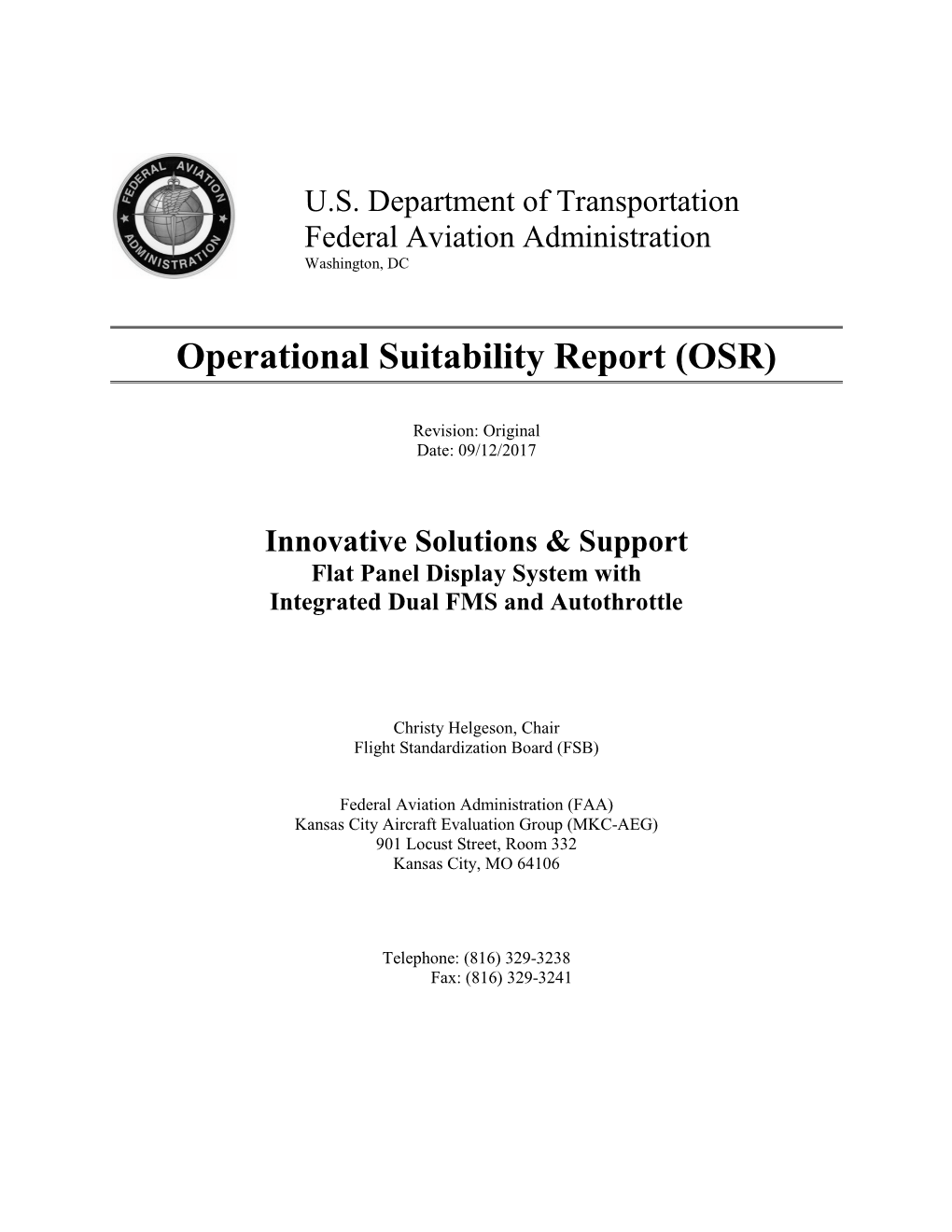 OSR ISS FPDS Rev 0