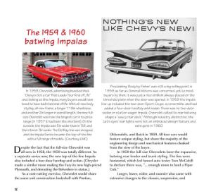 The 1959 & 1960 Batwing Impalas