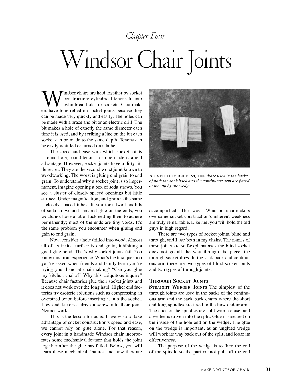 Windsor Chair Joints