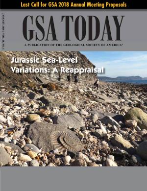 Jurassic Sea-Level Variations: a Reappraisal GSA Section Meetings