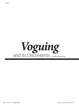 Voguing and Its Discontents by Sholem Krishtalka