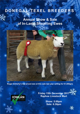 Donegal Texel Breeders – Reference to Service Sires