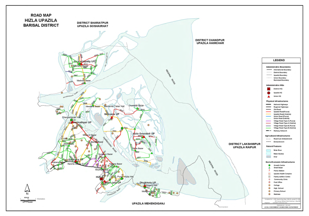 Inventory of LGED Road Network, March 2005, Bangladesh