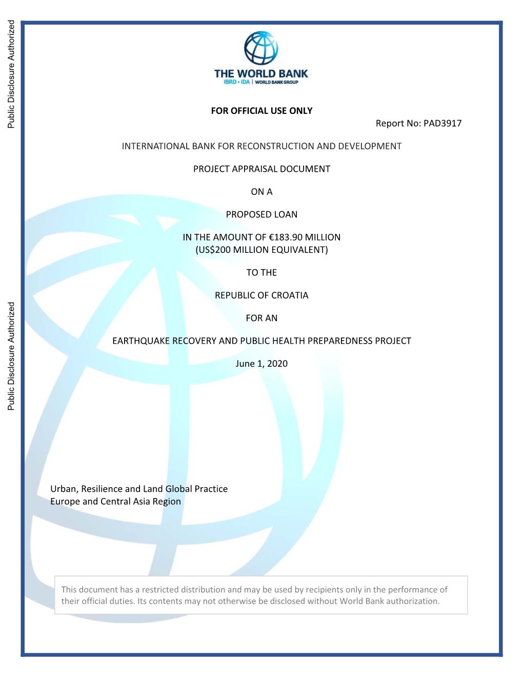 World Bank Document