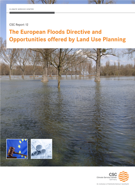 The European Floods Directive and Opportunities
