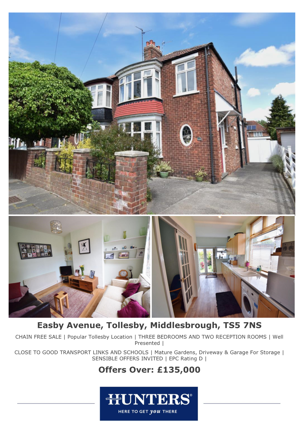 Easby Avenue, Tollesby, Middlesbrough, TS5 7NS