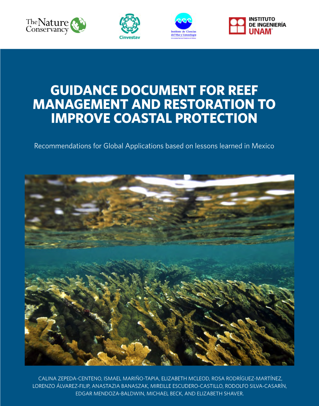 Guidance Document for Reef Management and Restoration to Improve Coastal Protection