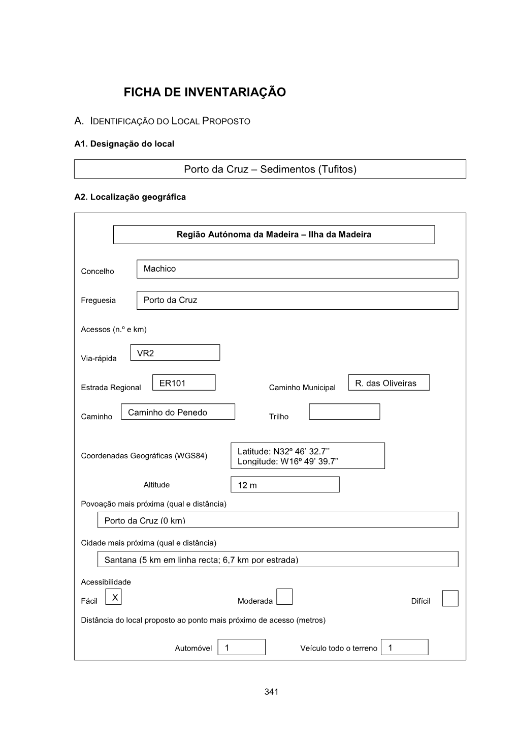 Ficha De Inventariação