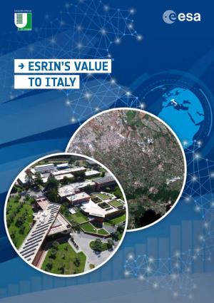 → Esrin's Value to Italy