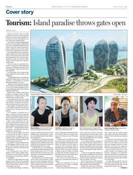 Tourism:Island Paradise Throws Gates Open