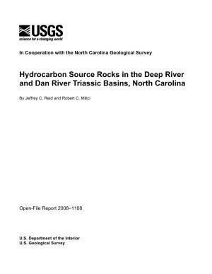Hydrocarbon Source Rocks in the Deep River and Dan River Triassic Basins, North Carolina