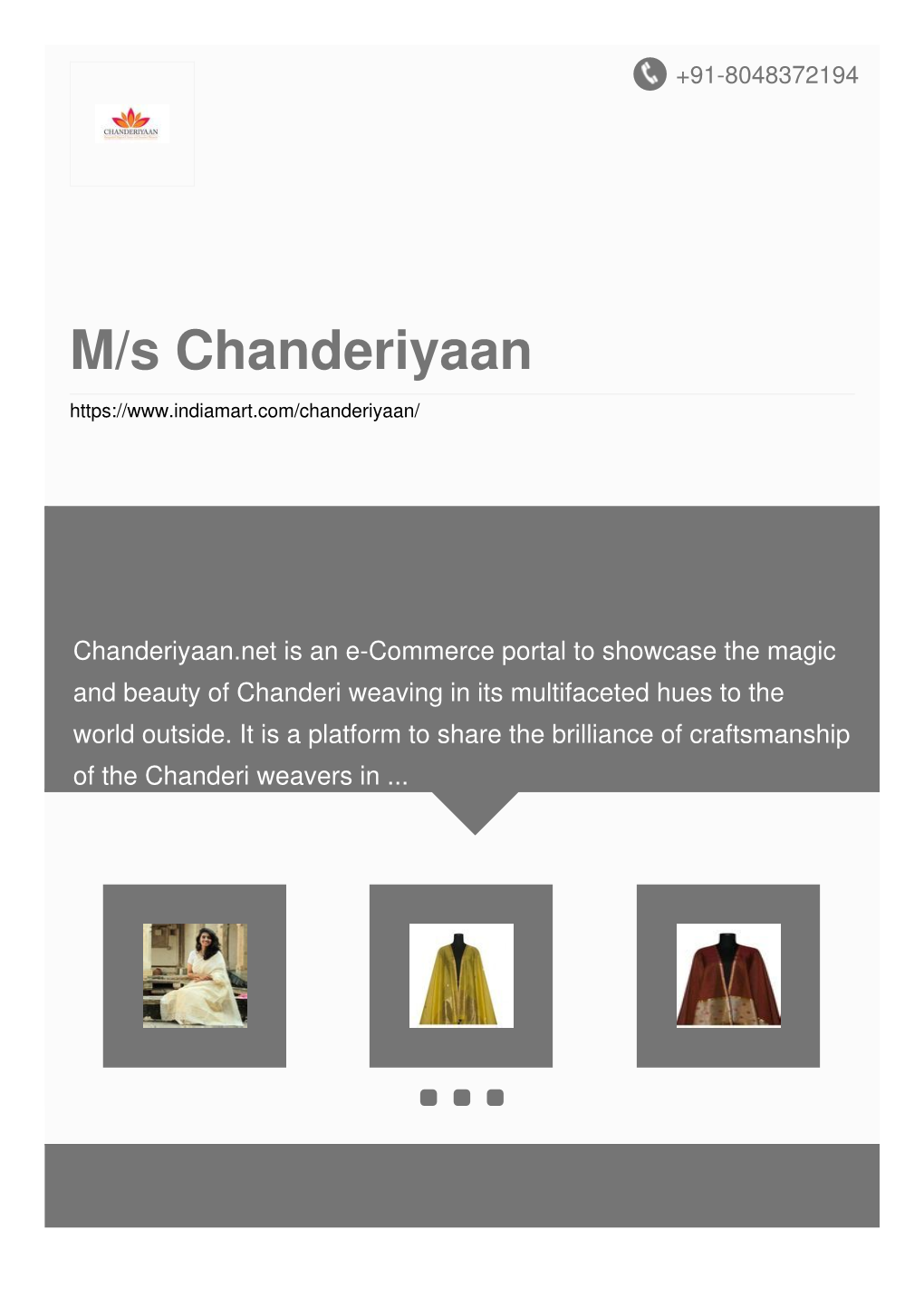 M/S Chanderiyaan