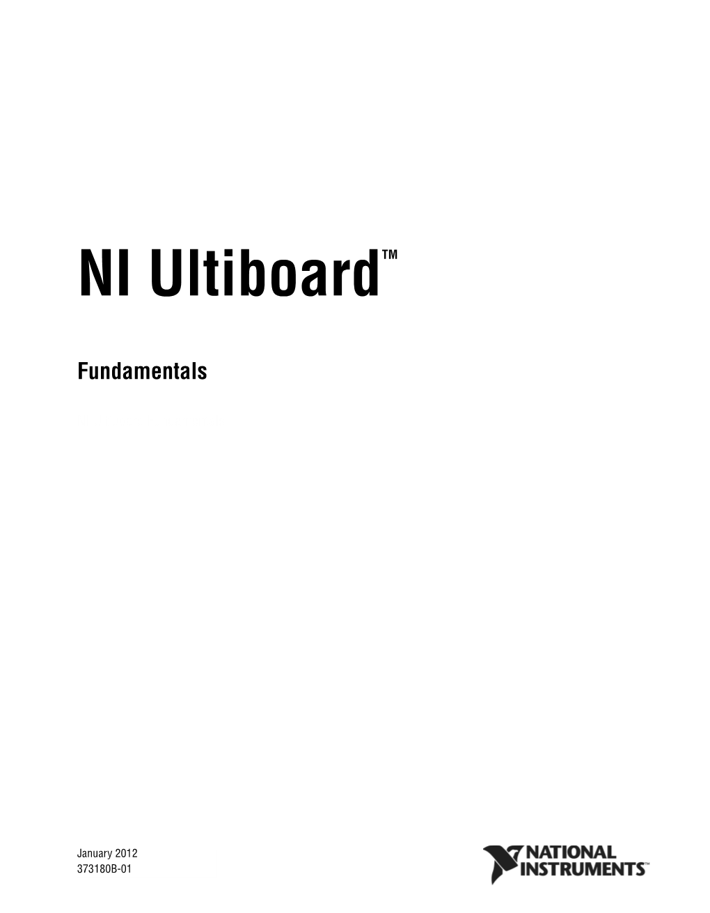 NI Ultiboard Fundamentals