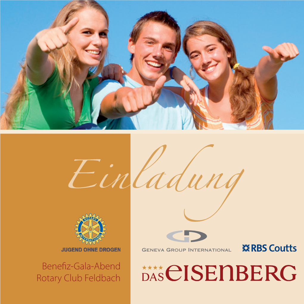 Einladung Rotary Club Feldbach Einladung Zum Benefiz Gala-Abend