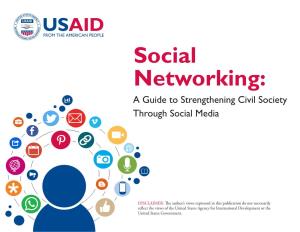 Social Networking: a Guide to Strengthening Civil Society Through Social Media