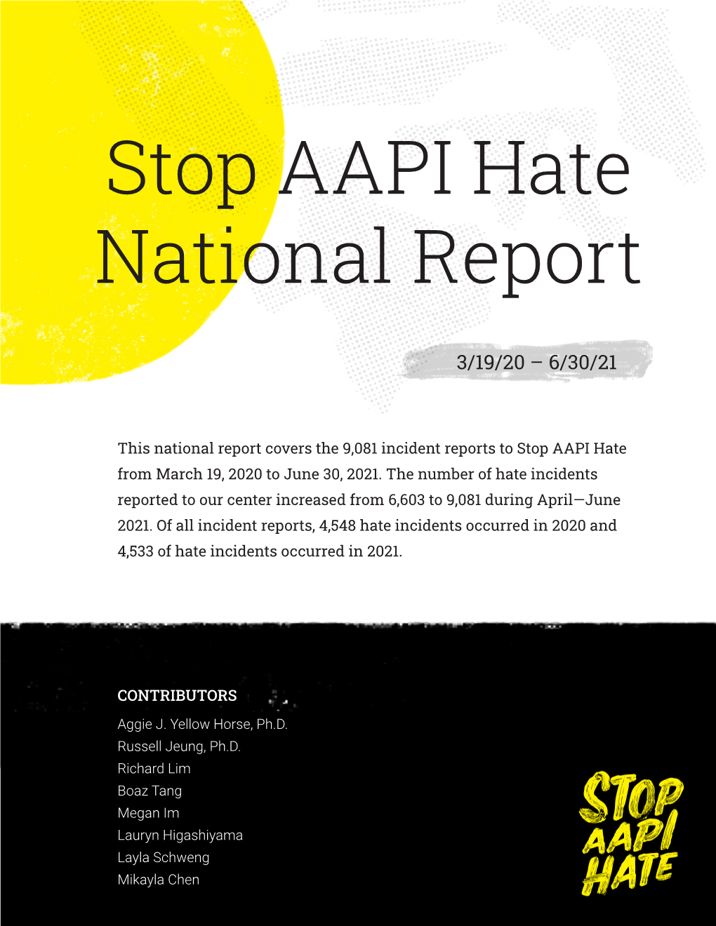 Stop AAPI Hate National Report