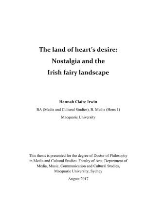 Nostalgia and the Irish Fairy Landscape