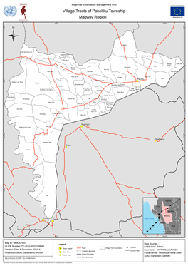 Village Tracts of Pakokku Township Magway Region