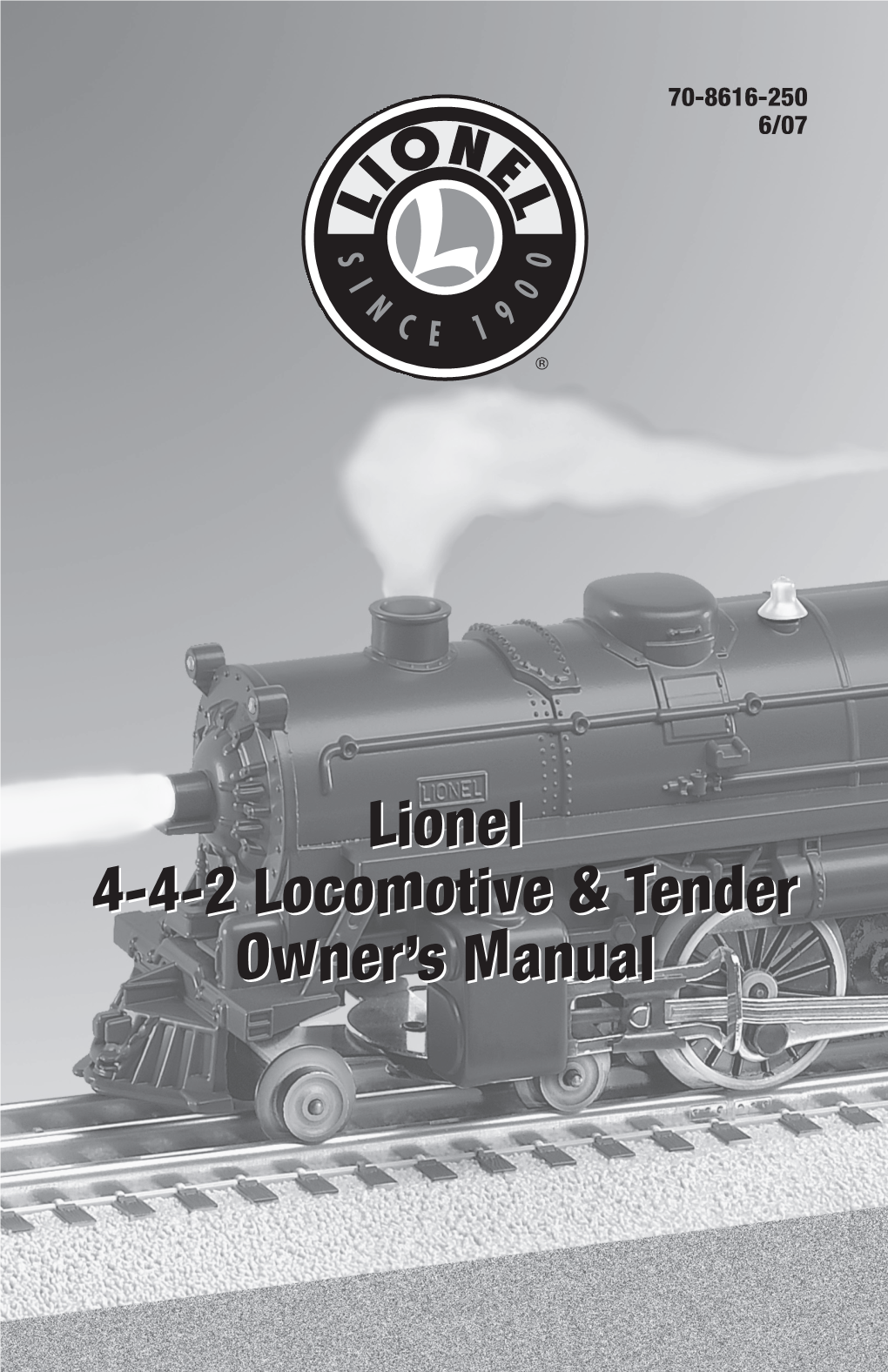 Lionel 4-4-2 Locomotive & Tender Owner's Manual