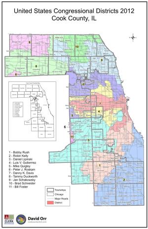 United States Congressional Districts 2012 Cook County, IL