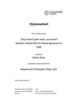 Diplomarbeit