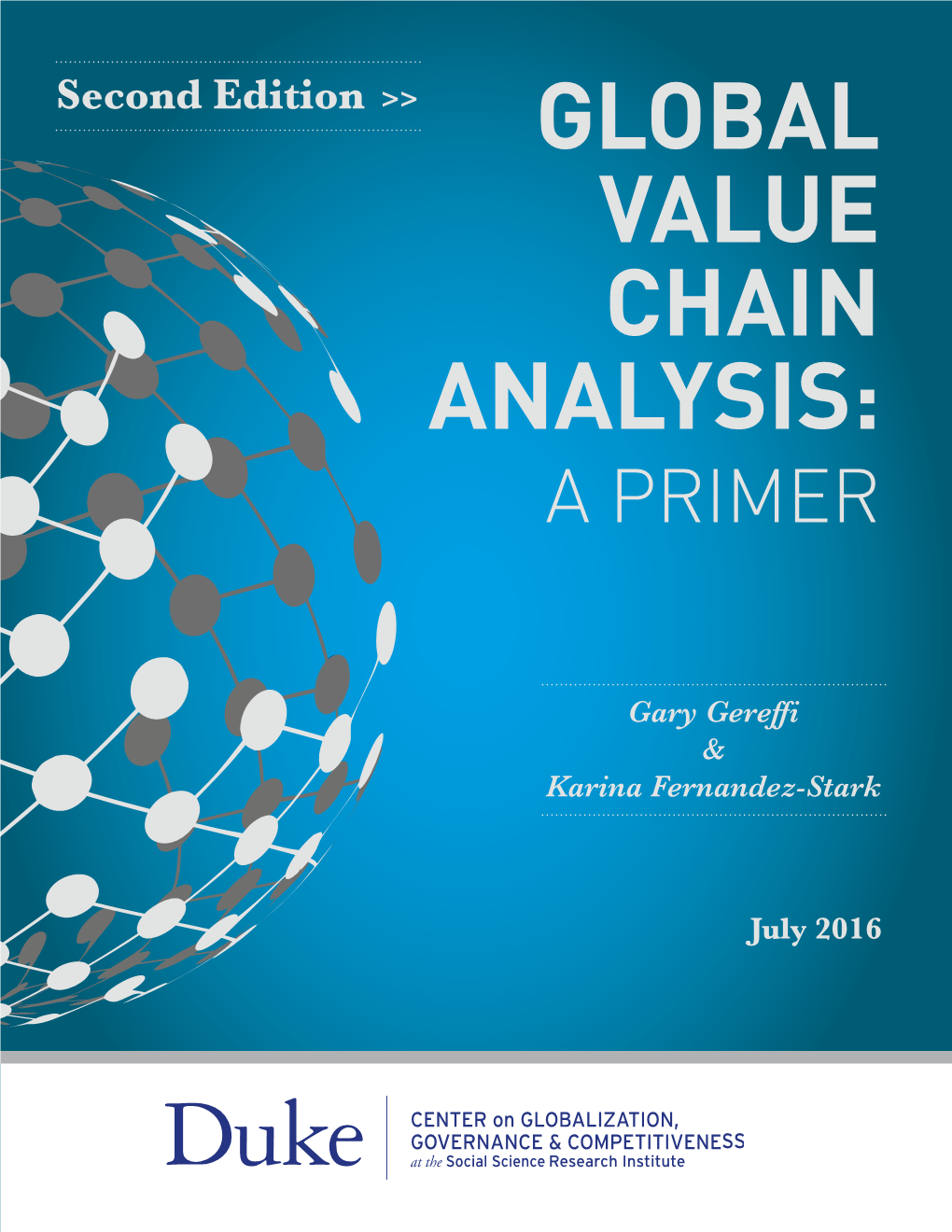 Global Value Chain Analysis: a Primer