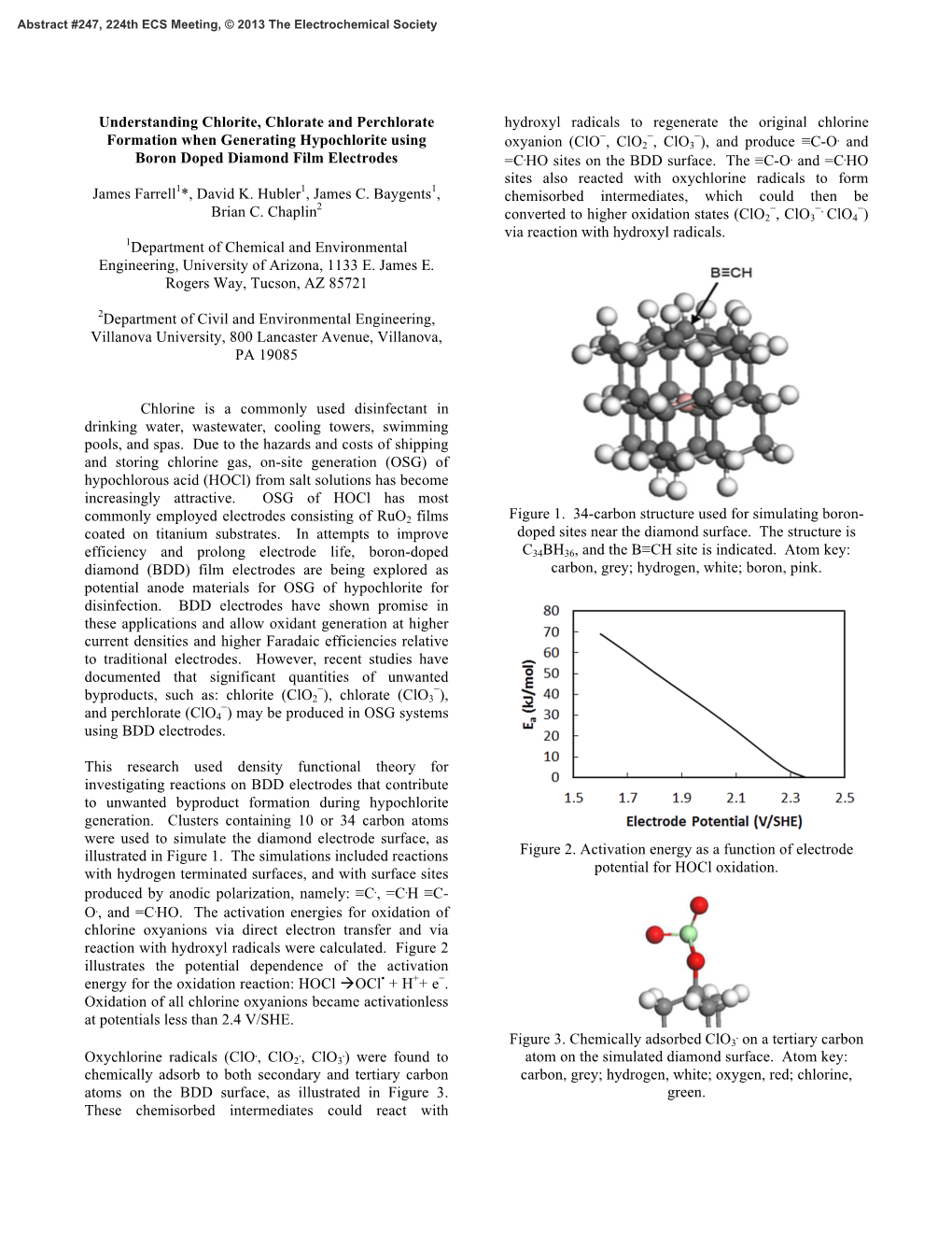 Understanding Chlorite, Chlorate and Perchlorate Formation When