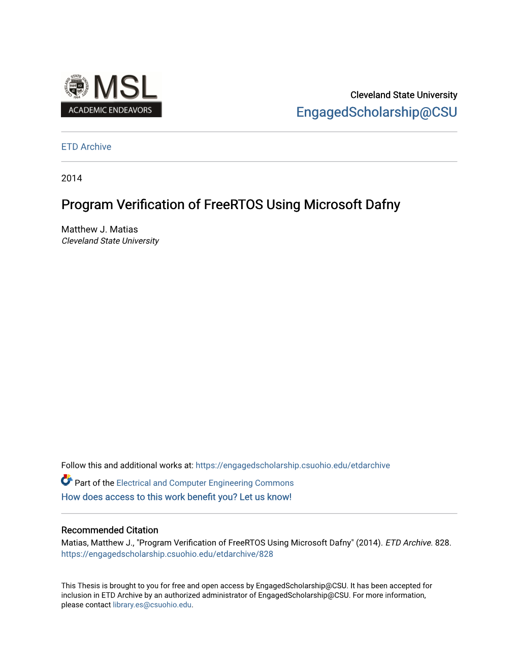 Program Verification of Freertos Using Microsoft Dafny
