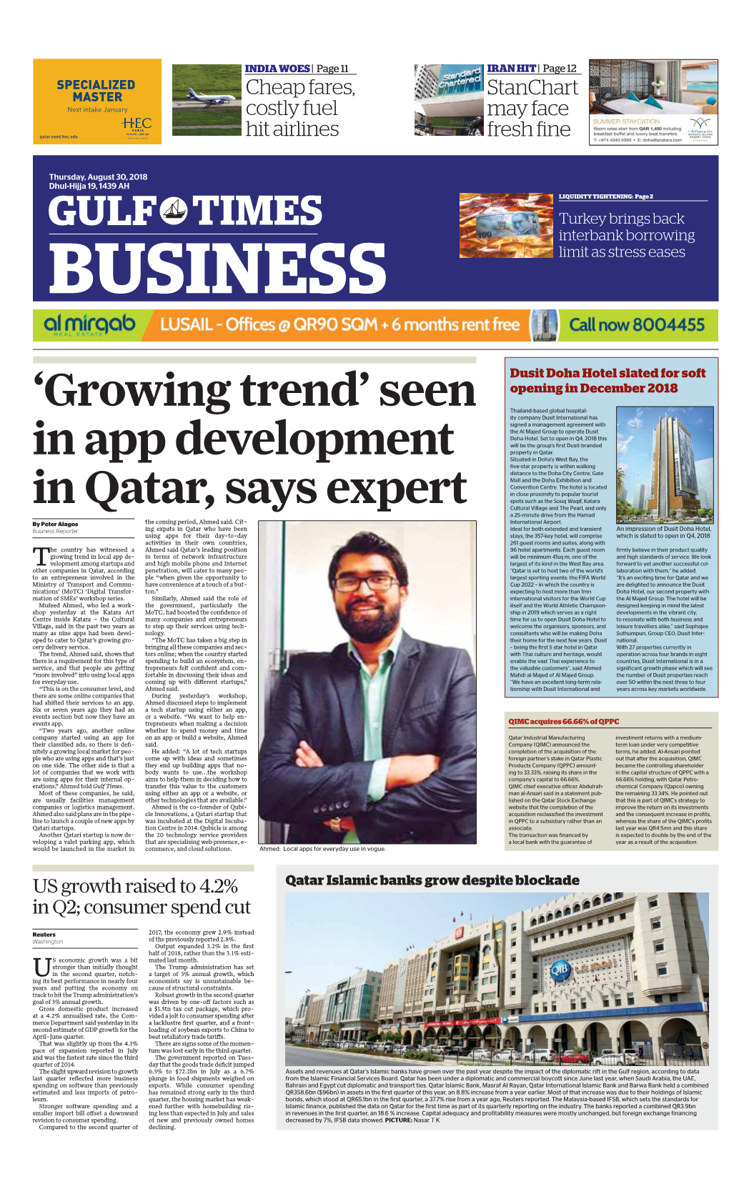 Seen in App Development in Qatar, Says Expert