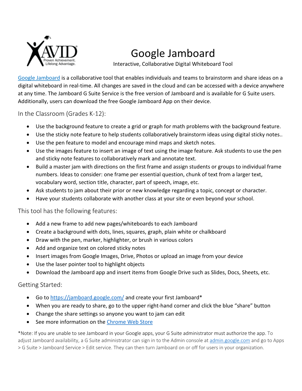 Google Jamboard Interactive, Collaborative Digital Whiteboard Tool