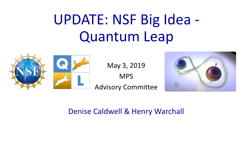 NSF Big Idea - Quantum Leap