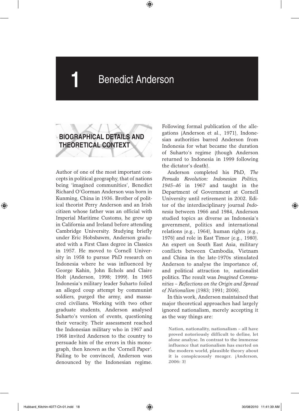 Benedict Anderson