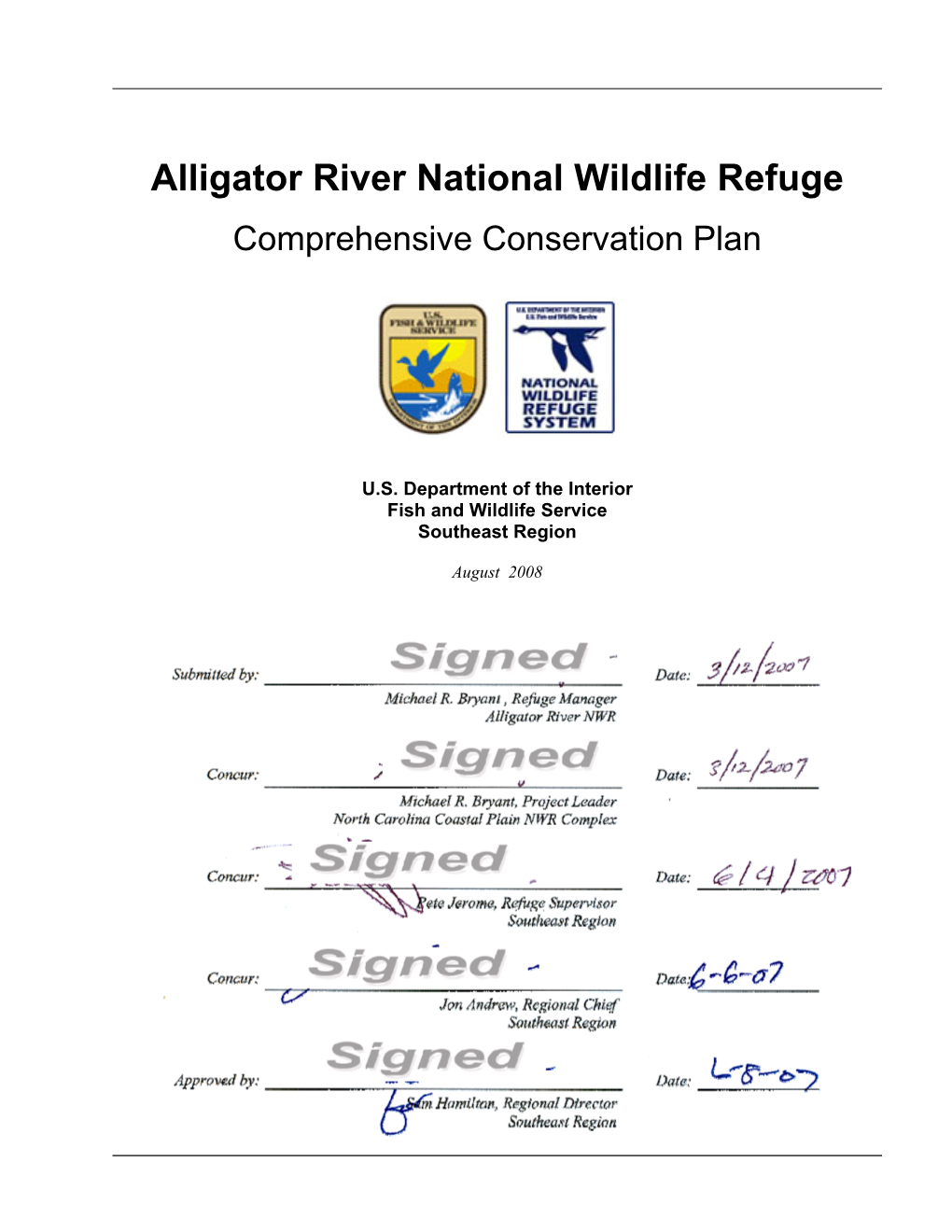 Alligator River National Wildlife Refuge
