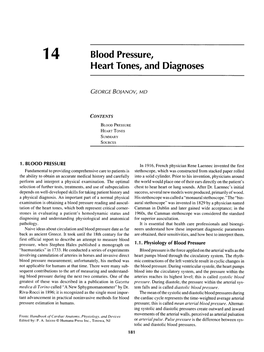 Blood Pressure, Heart Tones, and Diagnoses