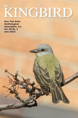 The Kingbird Vol. 65 No. 2 – June 2015