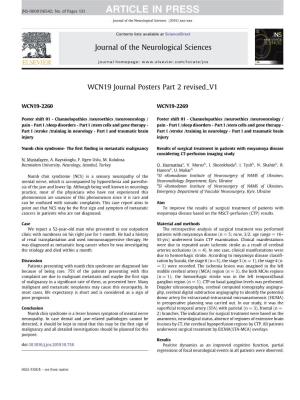 WCN19 Journal Posters Part 2 Revised V1