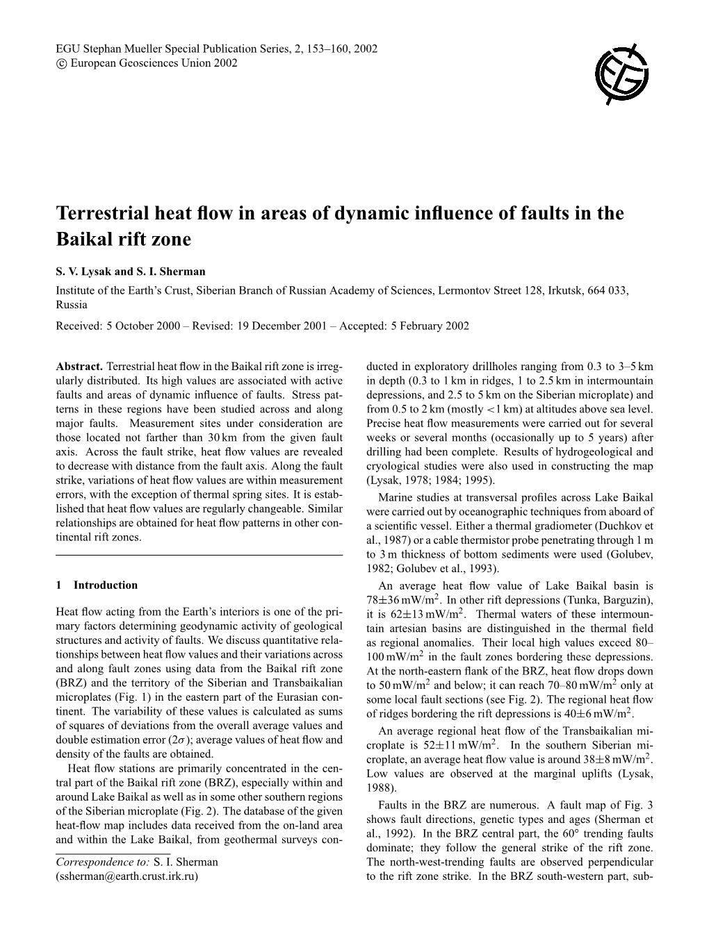 terrestrial-heat-flow-in-areas-of-dynamic-influence-of-faults-in-the