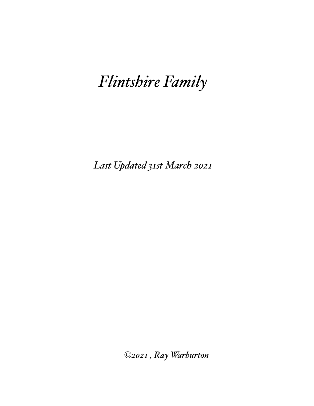 Flintshire Family