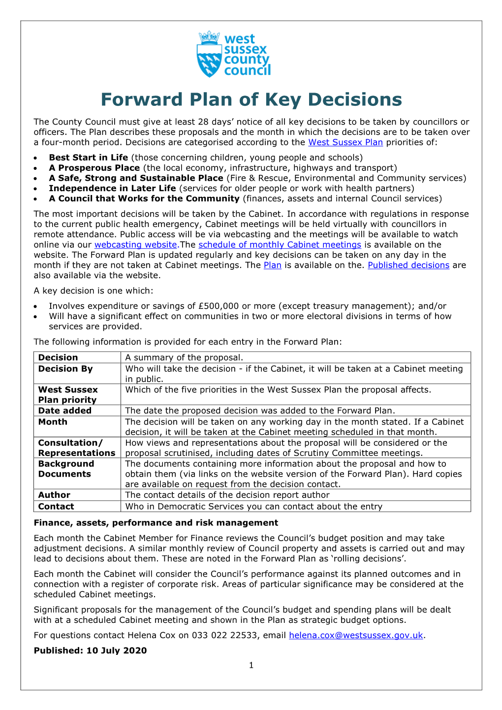 Printed Plan PDF 684 KB