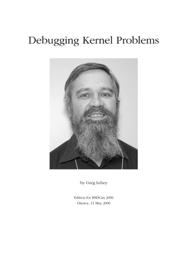 Debugging Kernel Problems