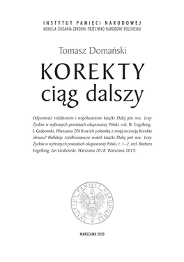 KOREKTY Ciąg Dalszy