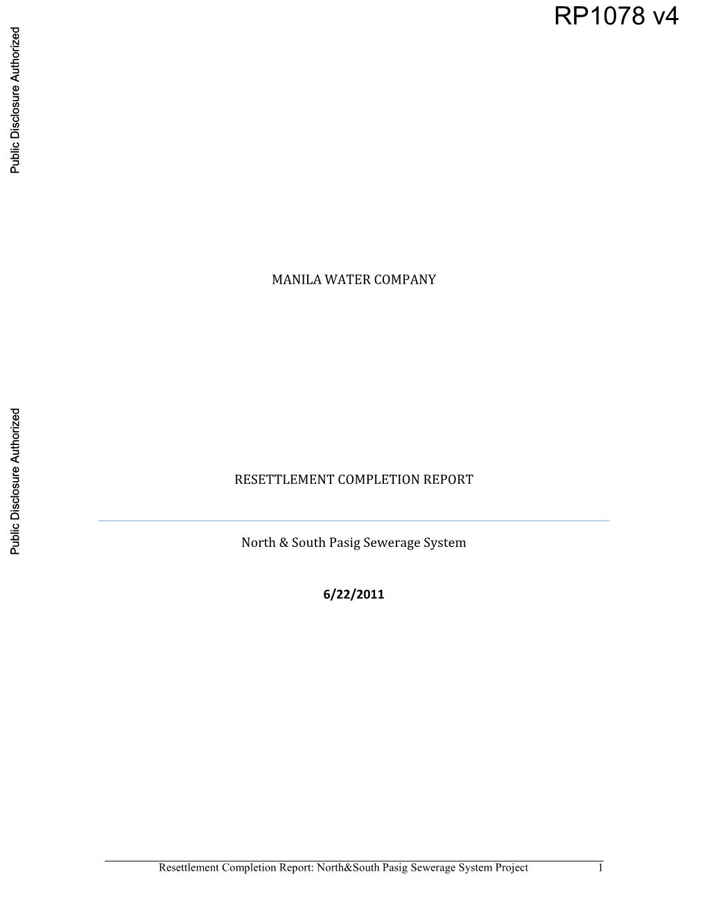 World Bank Document